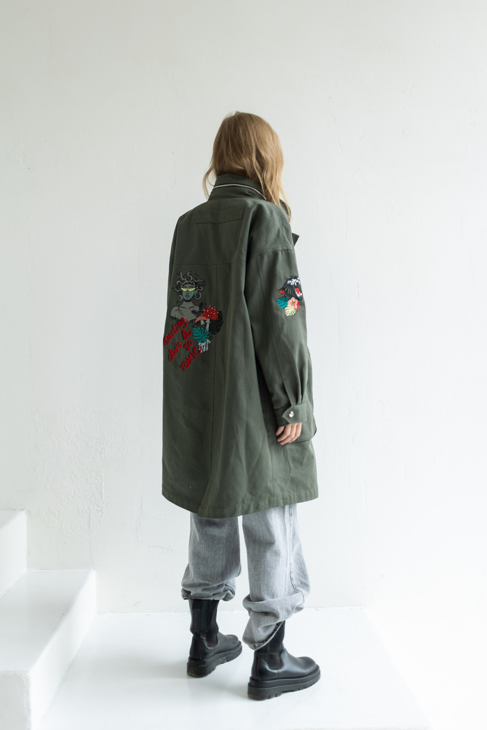 Парка женская демисезонная "GORGONA"