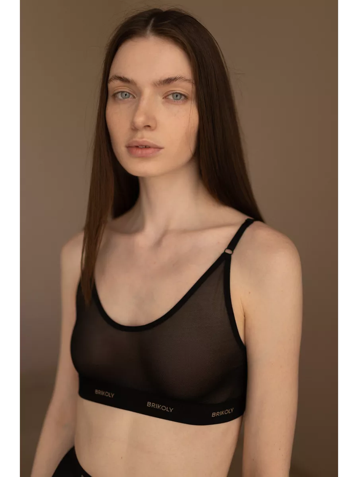 Топ женский из сетки "BLACK NET"