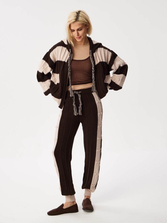 Костюм женский вязаный "BOHO STARBROWN"