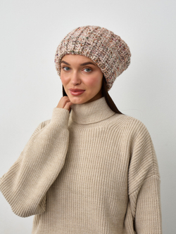 Шапка женская "CREME OVERSIZE"