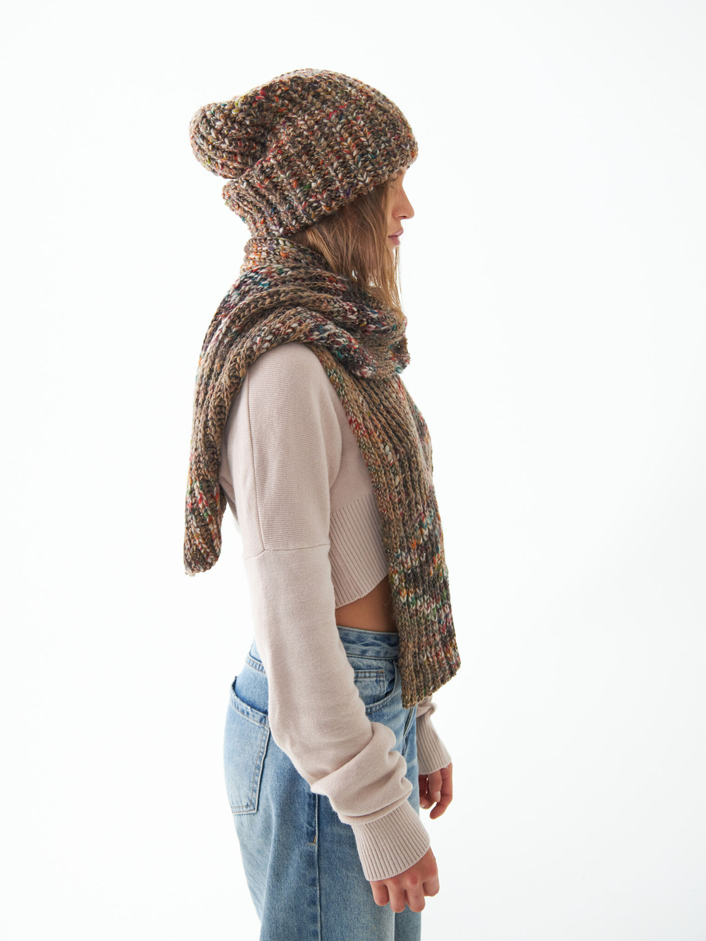 Шапка женская "MULTI OVERSIZE"