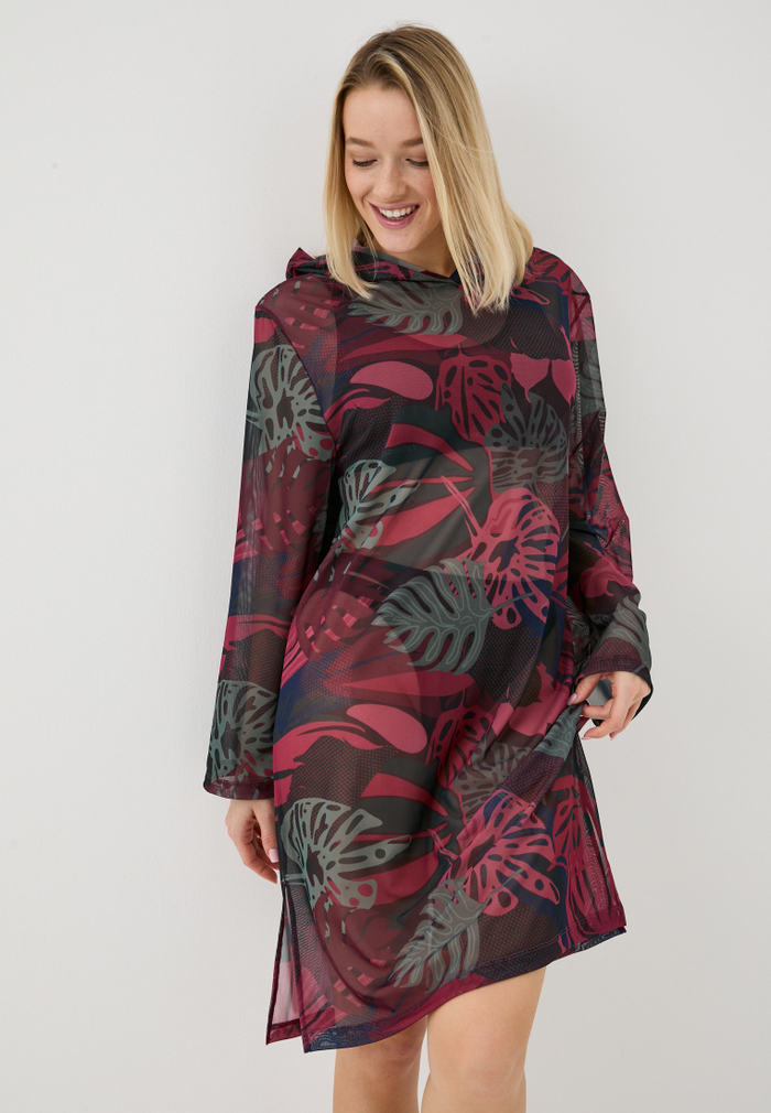 Туника женская короткая из сетки "PANTHER"