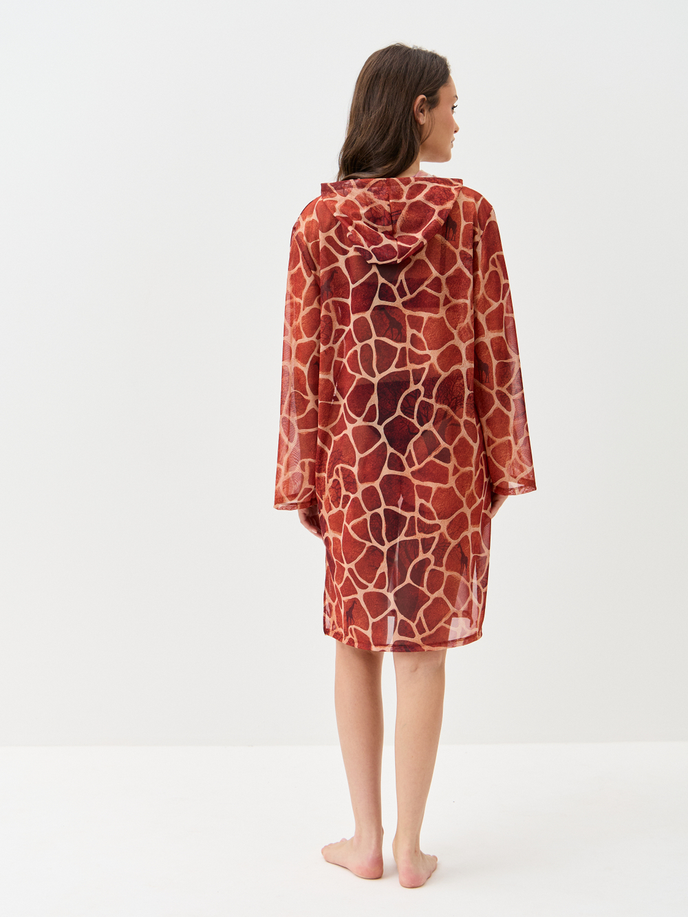 Туника женская короткая из сетки "GIRAFEE"