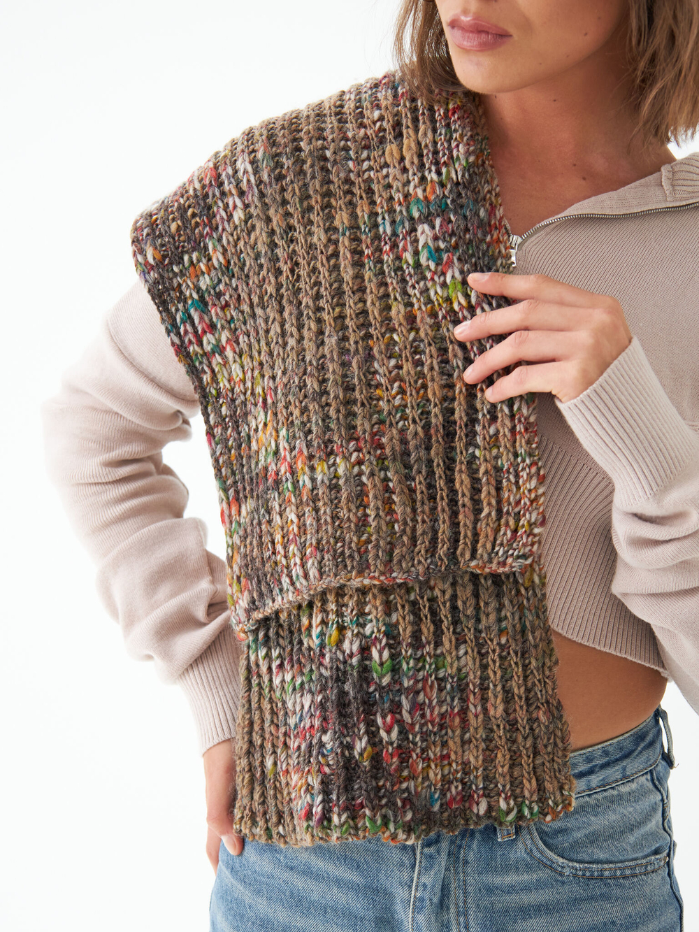 Шарф женский "MULTI OVERSIZE"