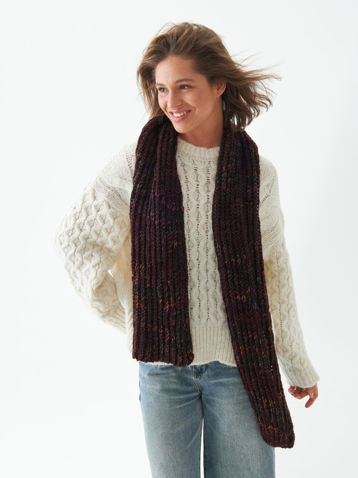 Шарф женский "BORDO OVERSIZE"