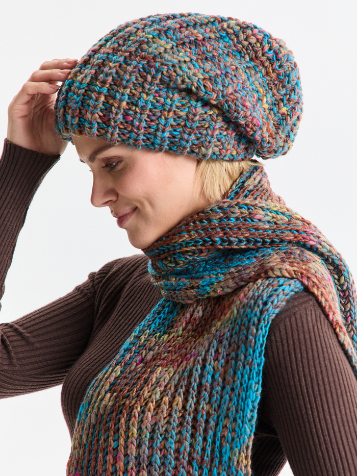 Шапка женская "AZURE OVERSIZE"