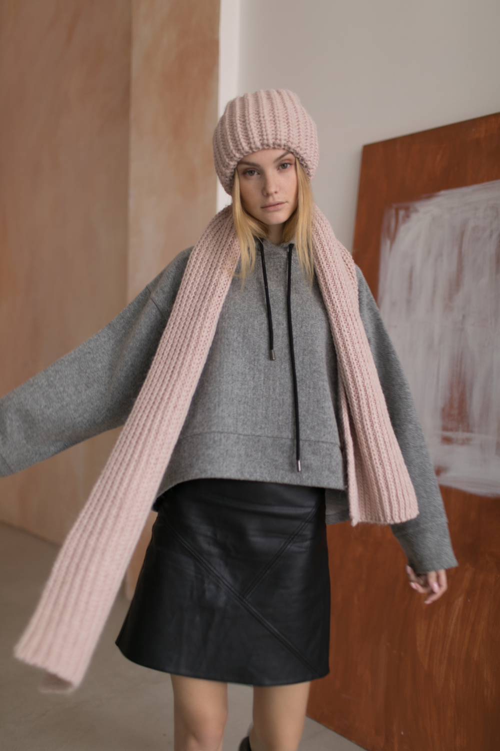 Шапка женская "BLUSH OVERSIZE"