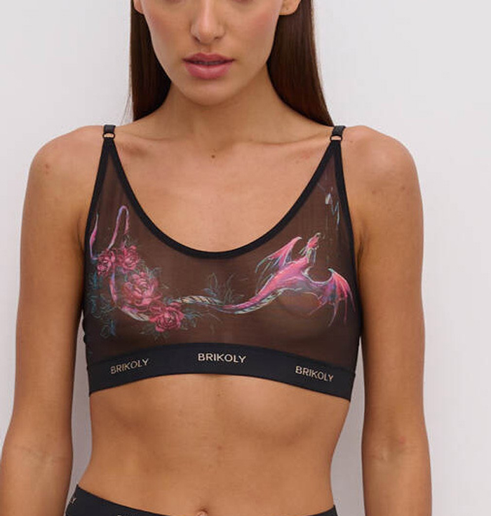 Топ женский из сетки "DRAGON"