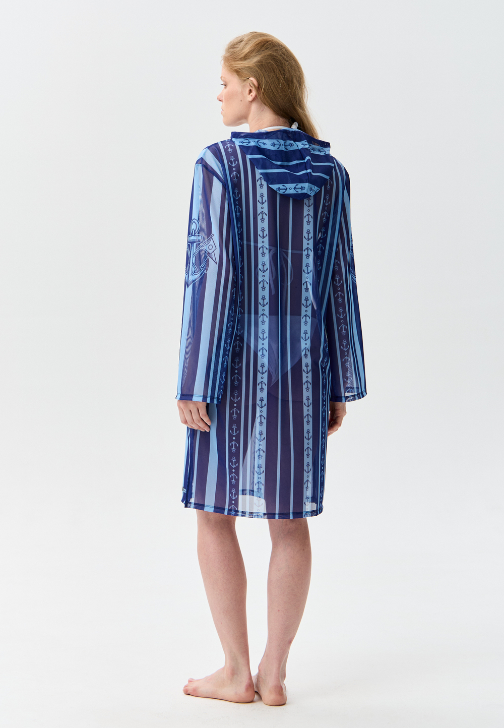 Туника женская короткая из сетки "YACHT"