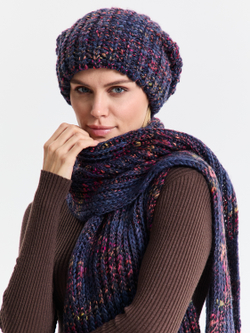 Шапка женская "BLUEBERRY OVERSIZE"