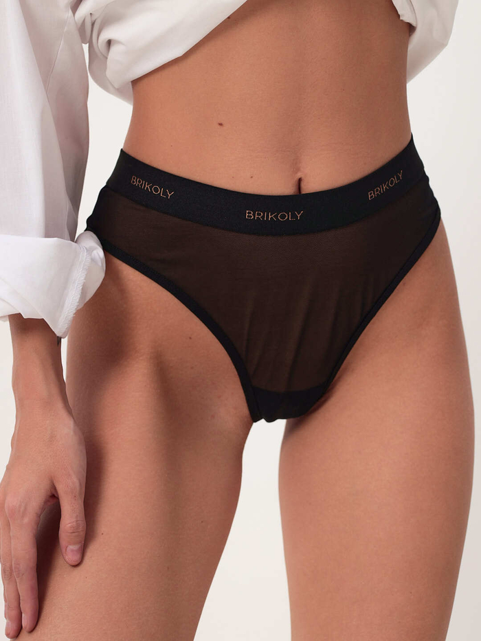 Трусы женские бразилиана "ULTRA BLACK"