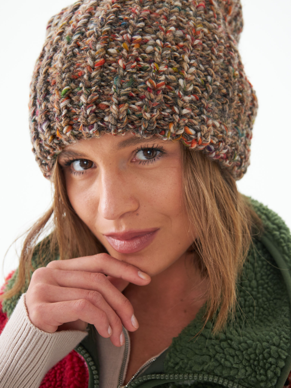 Шапка женская "MULTI OVERSIZE"