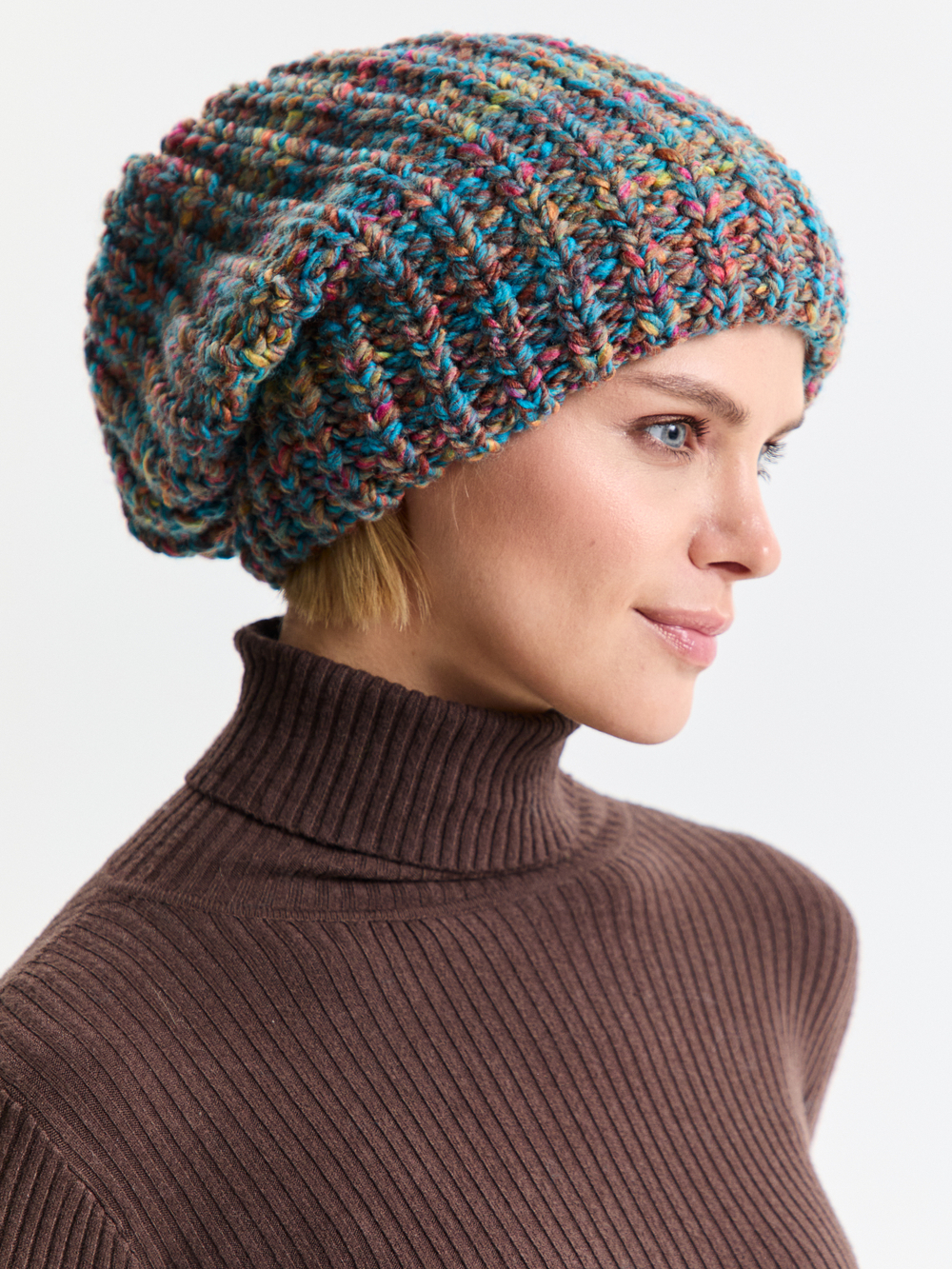 Шапка женская "AZURE OVERSIZE"