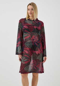 Туника женская короткая из сетки "PANTHER"