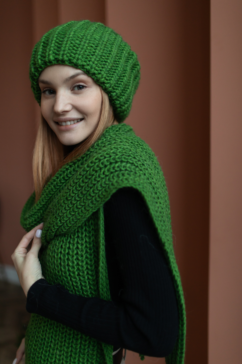 Шарф женский "GREEN"