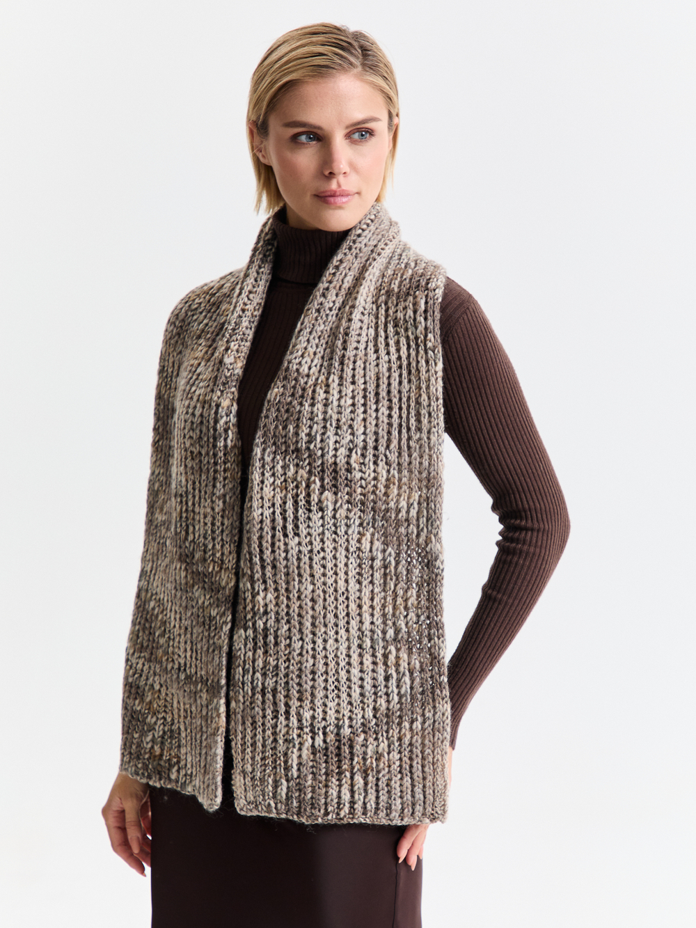 Шарф женский "GRAY OVERSIZE"