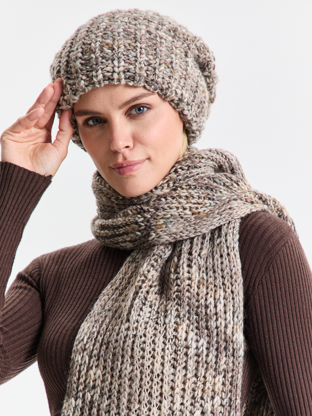 Шарф женский "GRAY OVERSIZE"