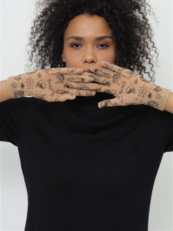 Перчатки женские "Pattern"