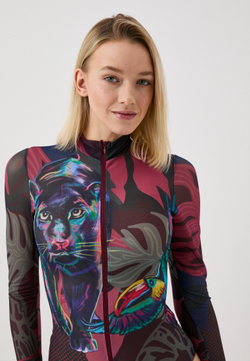 Купальник для загара с молнией "PANTHER"