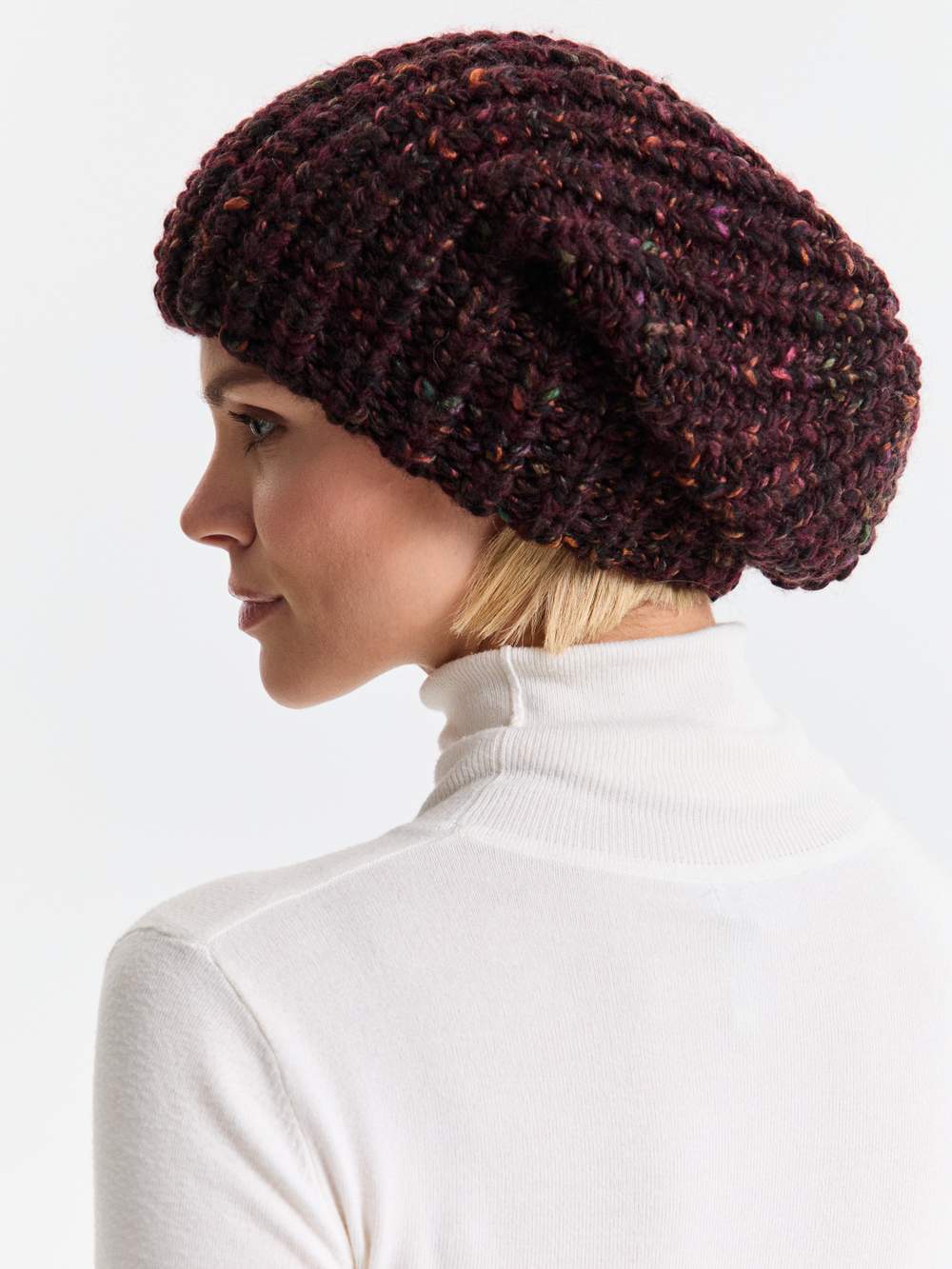 Шапка женская "BORDO OVERSIZE"