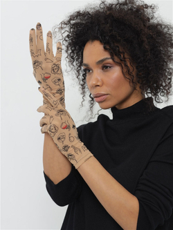 Перчатки женские "Pattern"