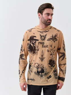 Лонгслив мужской для загара "BIKER"