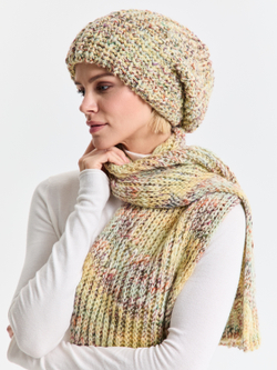 Шапка женская "YELLOW OVERSIZE"