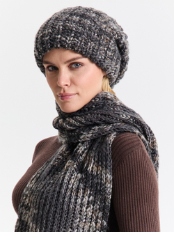 Шапка женская "OVERSIZE DARK GRAY"