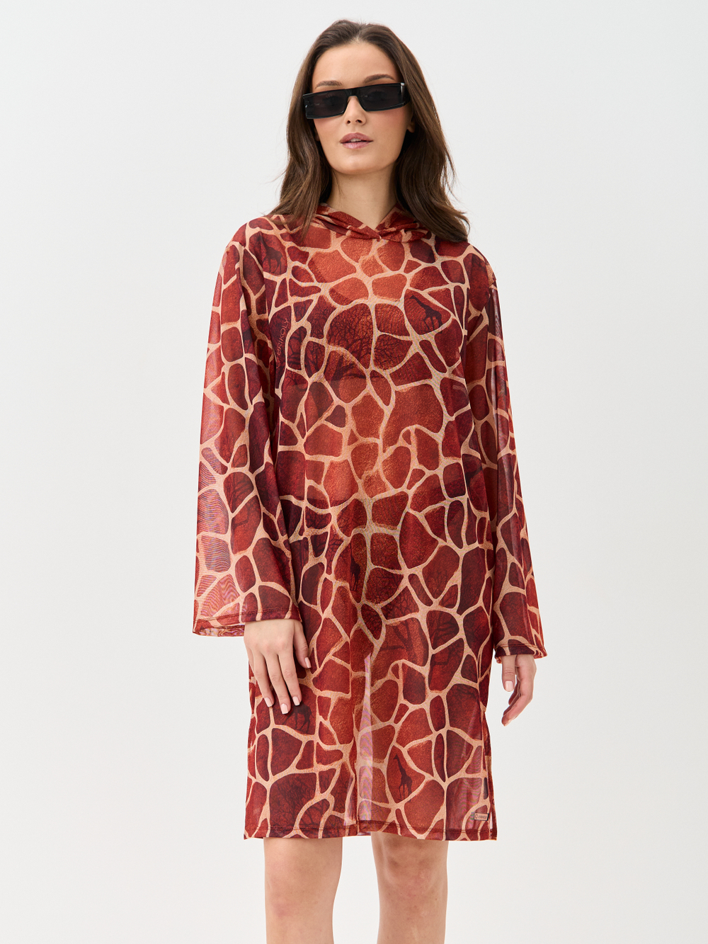 Туника женская короткая из сетки "GIRAFEE"
