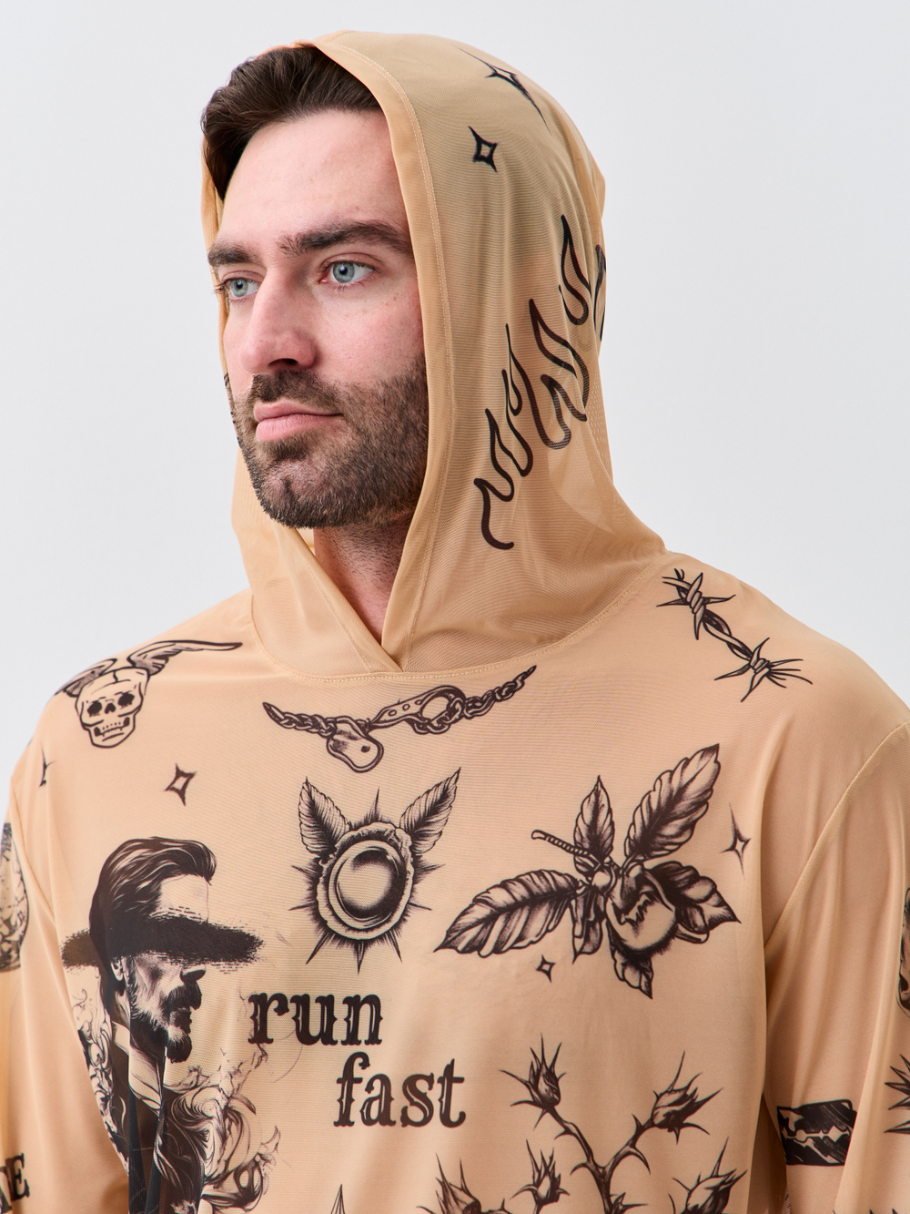 Лонгслив мужской для загара "BIKER"