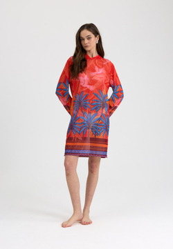 Туника женская короткая из сетки "SHAWL"