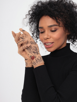 Перчатки женские "TigerTattoo"