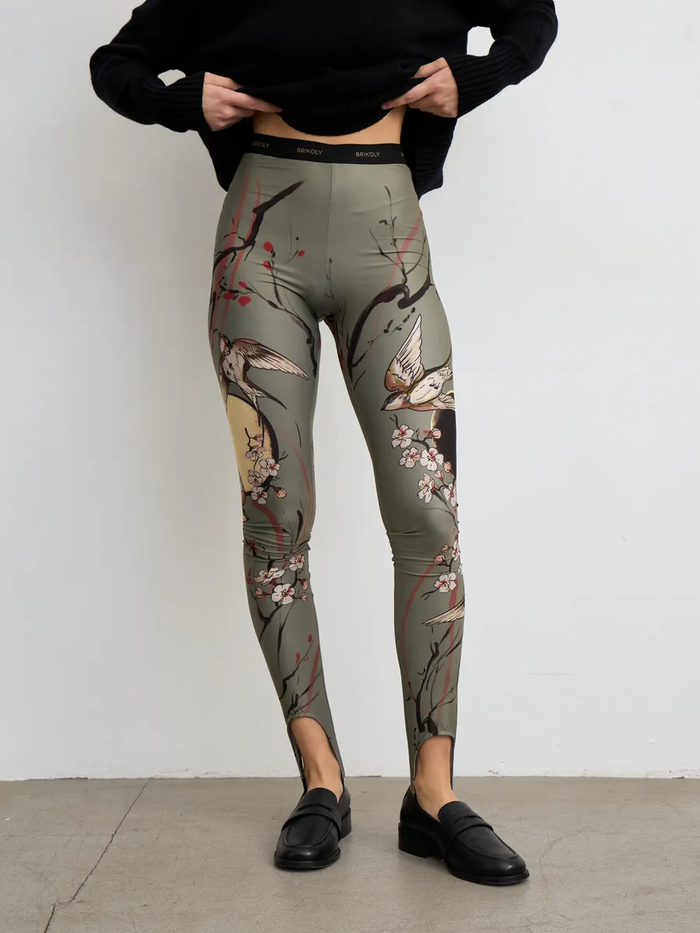 Леггинсы женские с тату "MOON"