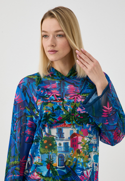 Туника женская короткая из сетки "CYPRUS"